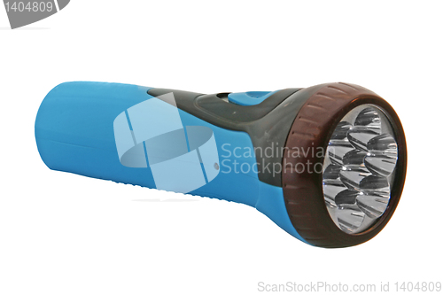 Image of  flashlight small lamp isolated