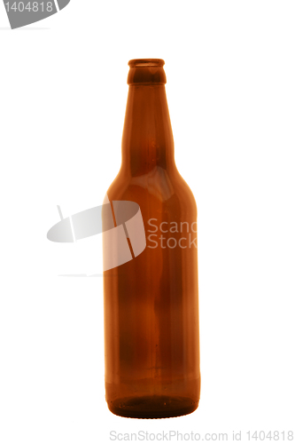 Image of bottle for beer isolated
