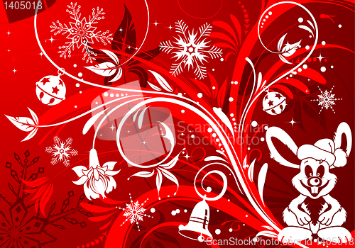 Image of Christmas rabbit