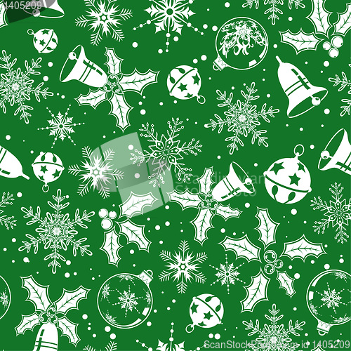 Image of Christmas seamless background