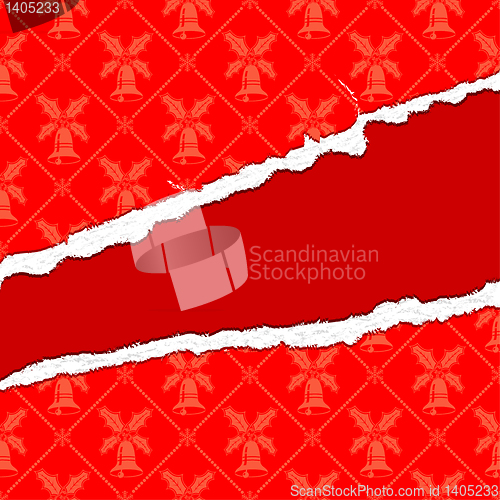 Image of Torn Christmas Paper