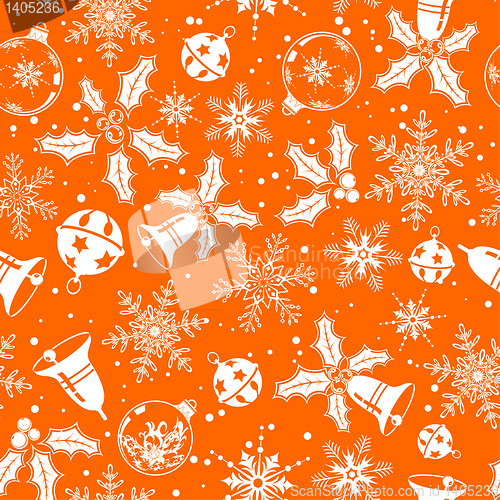 Image of Christmas seamless background
