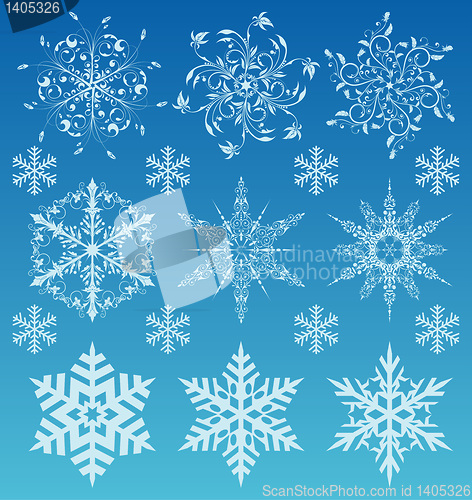 Image of Set Snowflakes