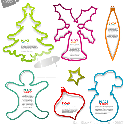 Image of Christmas Speech Bubbles