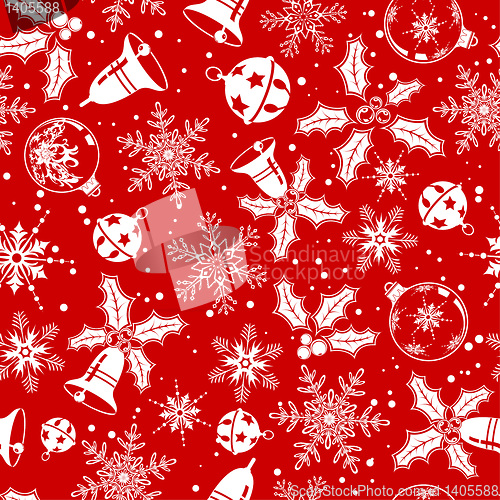 Image of Christmas seamless background