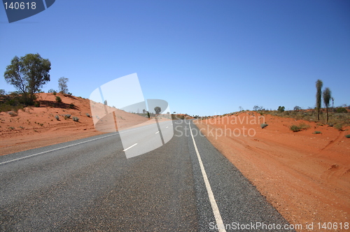 Image of road at outback