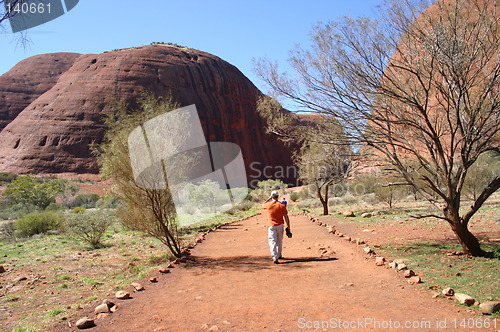 Image of trial at the olgas