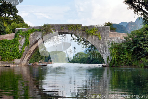 Image of Chinese stone bridge