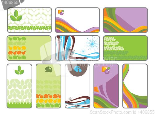 Image of set of business cards