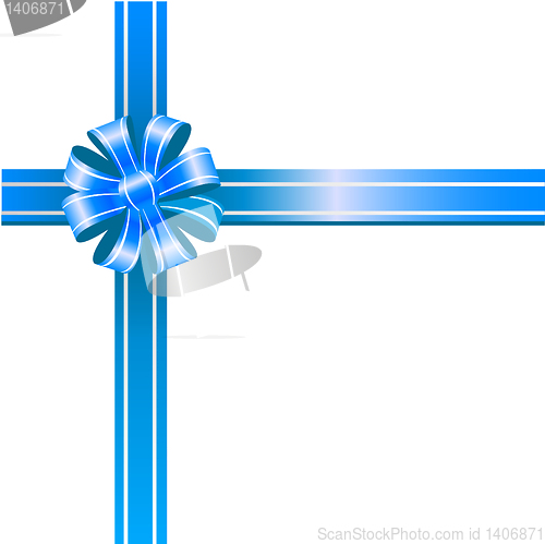 Image of Blue bow