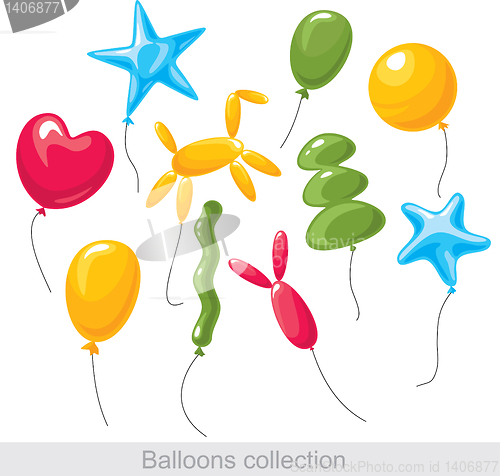 Image of balloons collection