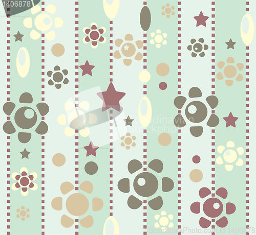 Image of seamless retro background