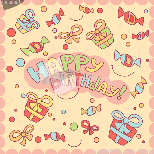 Image of Happy birthday card