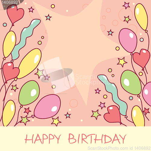 Image of Happy birthday card