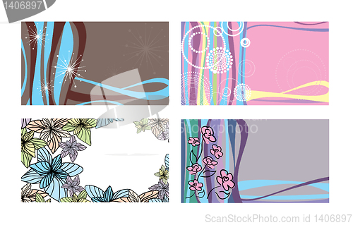 Image of set of business cards