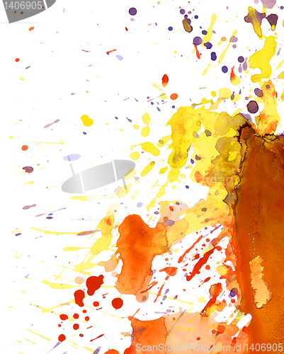 Image of colorful paint splash