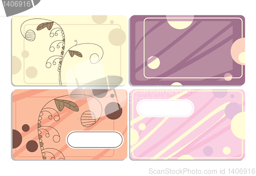 Image of set of business cards
