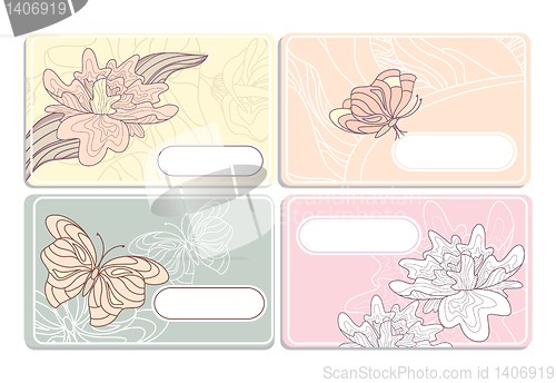 Image of set of business cards