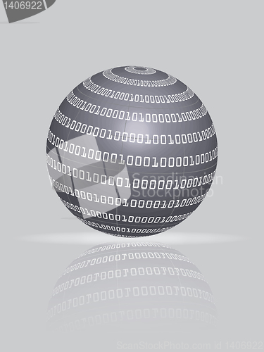 Image of binary globe