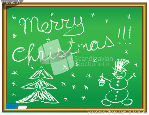 Image of merry christmas congratulation