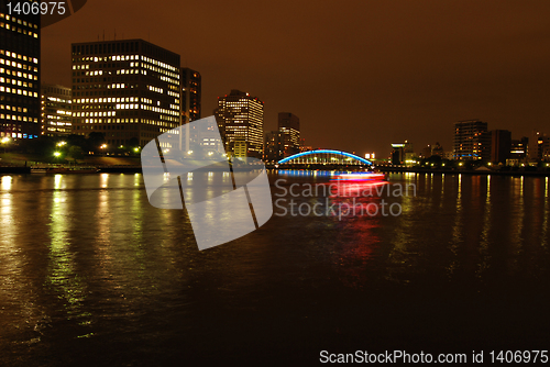 Image of night city view