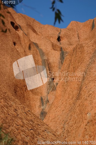 Image of part of ayers rock