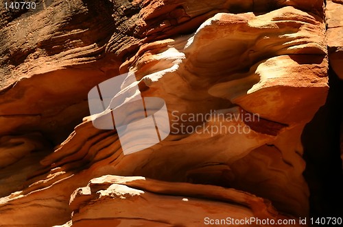 Image of rock wall at kings canyon