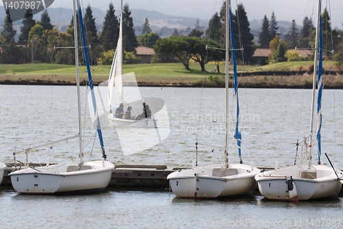 Image of Three sailing boats 