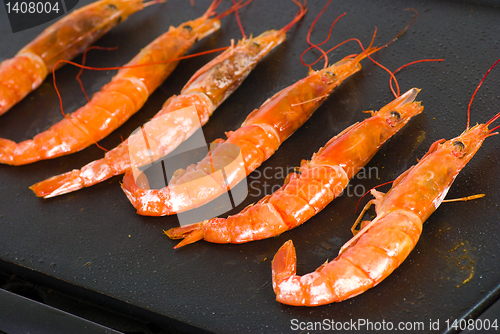 Image of Cooking prawns