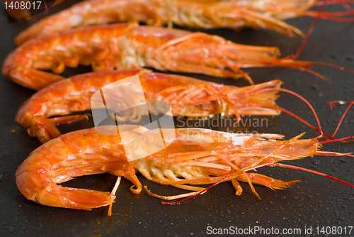 Image of Cooking prawns