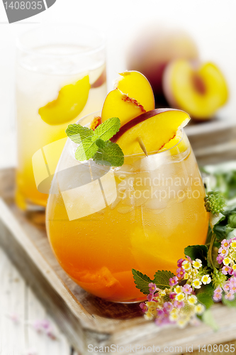 Image of peach cocktail