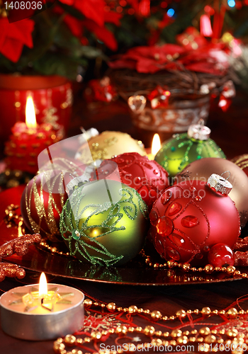 Image of Christmas ornaments