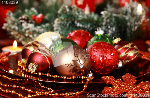 Image of Christmas ornaments