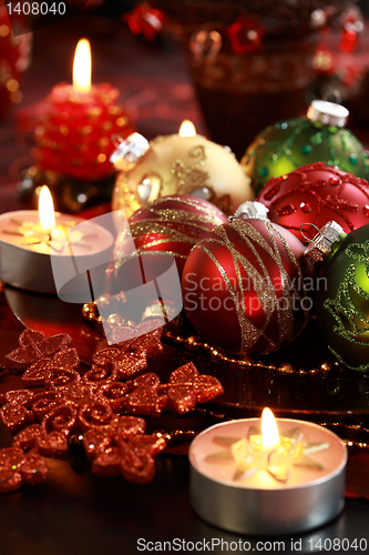 Image of Christmas ornaments