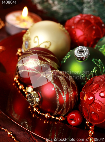 Image of Christmas ornaments