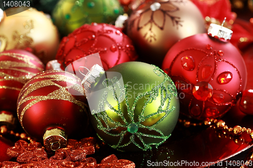 Image of Christmas ornaments