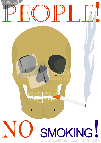 Image of People! No, smoking!