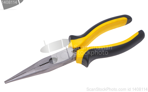 Image of Flat-nose pliers.