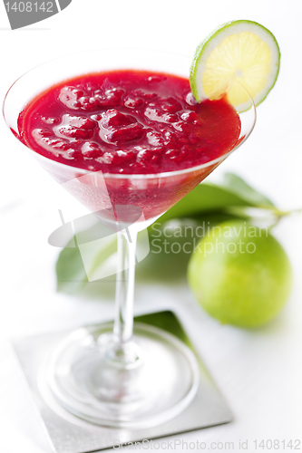 Image of raspberry daiquiri cocktail