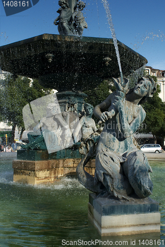 Image of Rossio fountain