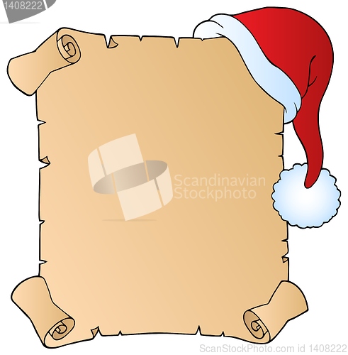 Image of Letter with Christmas hat 1