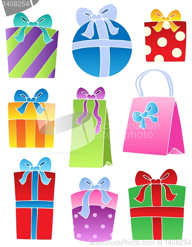 Image of Various decorated gifts 2