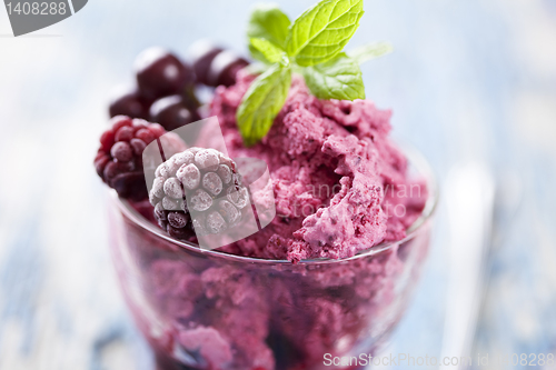 Image of berry dessert