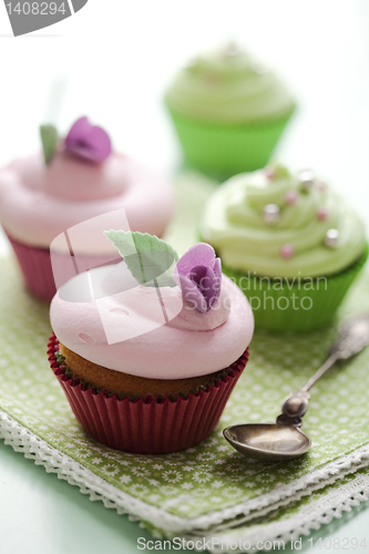 Image of Pastel cupcakes