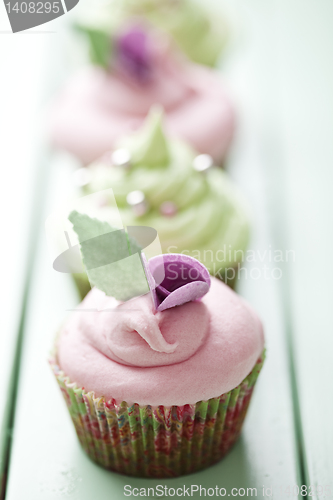 Image of Pastel cupcakes