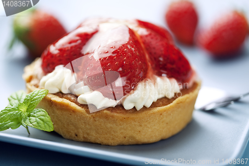 Image of strawberry creaem cake