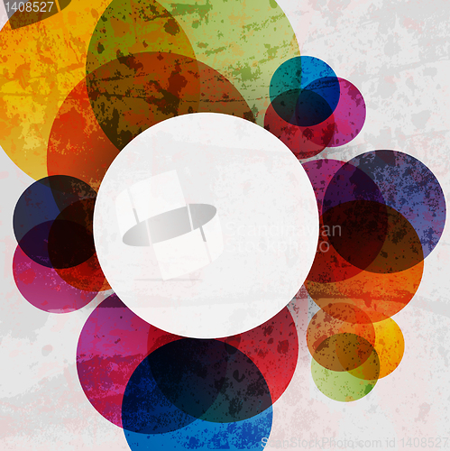 Image of Retro modern abstraction in color. Abstract Vector Background