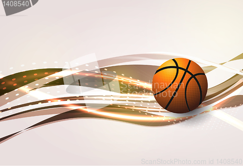 Image of Basketball Advertising poster. Vector illustration