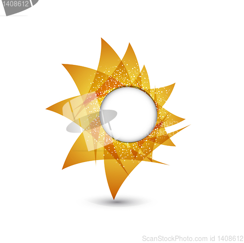 Image of Abstract vector glossy shapes of background. For design