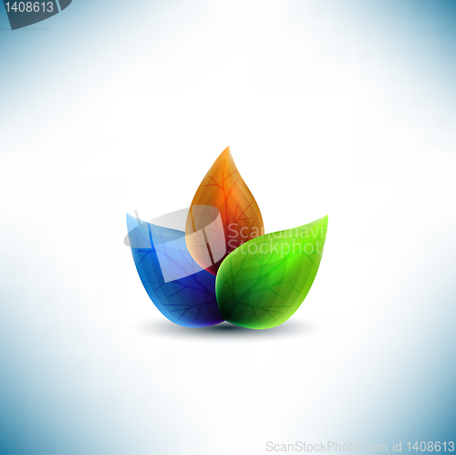 Image of fresh  leaves  design